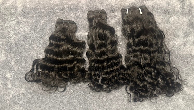 Natural loose curl - 3 packs