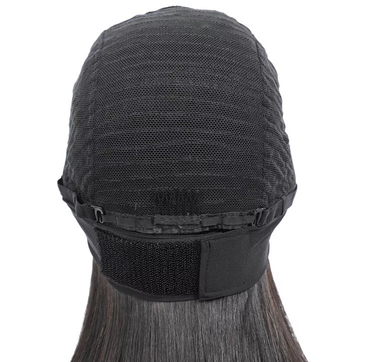 Human Hair Straight Head Band Wig