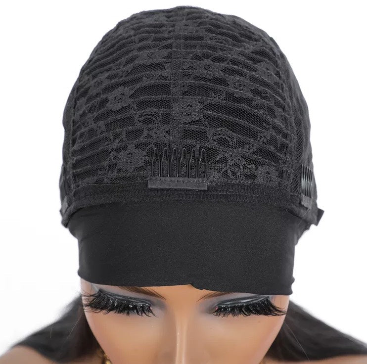 Human Hair Straight Head Band Wig