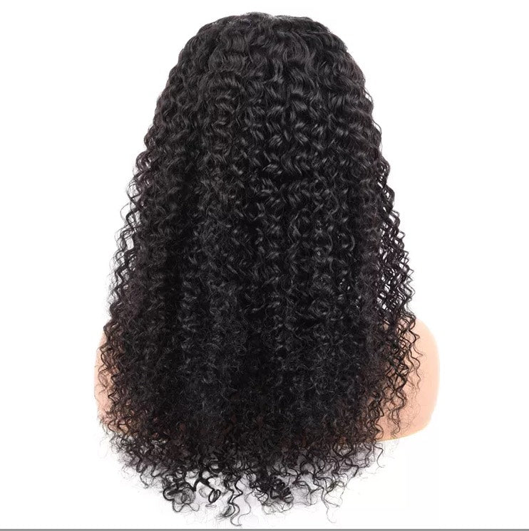 Human Hair Kinky Curl Lace front wig