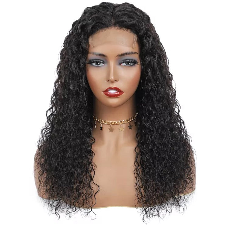 Human Hair Natural Curl Lace front wig