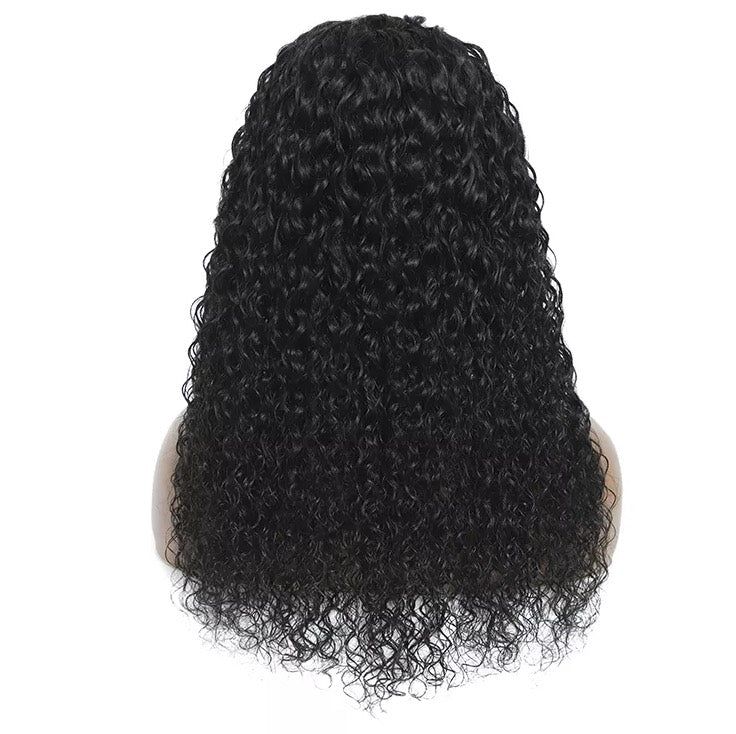 Human Hair Water Weave  Head Band Wig