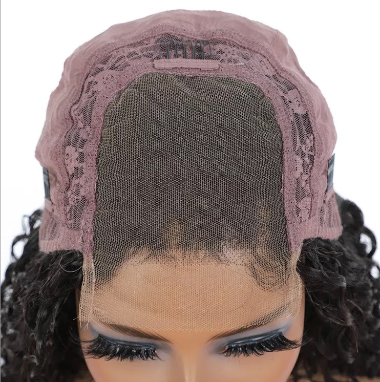 Human Hair Curly Lace front wig