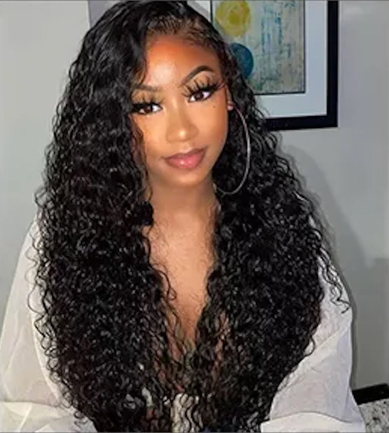 Human Hair Curly Lace front wig