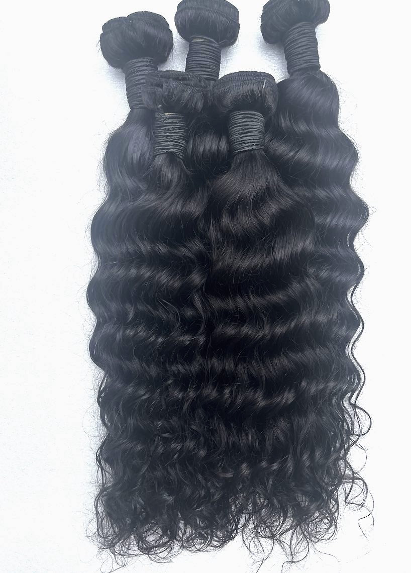 4 bundle packs of Brazillian Natural wavy Human Hair