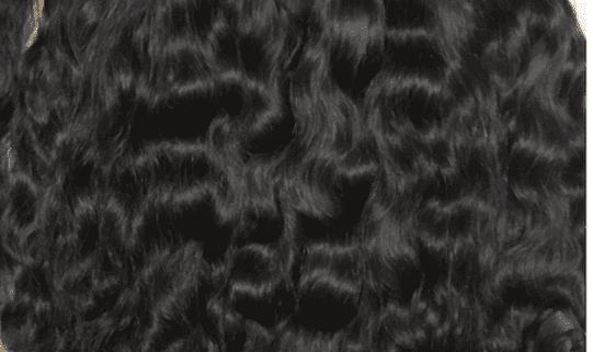 Brazilian natural wave loose weaves on a white background